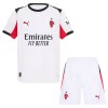 Camisola + Calções AC Milan Criança Equipamento 2ª 2025-26